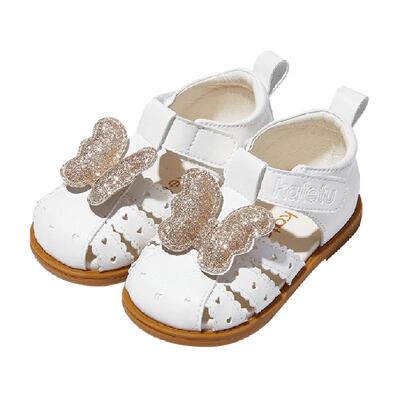 卡特兔女夏季小童皮鞋软底