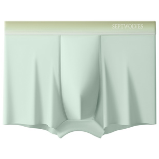 七匹狼冰丝内裤男士平角短裤头男生纯棉裆抗菌2026新款四角底裤衩