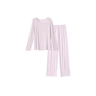 ubras呼呼碎花睡衣套装莫代尔家居服女长袖舒适柔软助眠秋季新款
