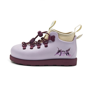 native儿童雪地靴冬季宝宝加绒靴子户外休闲鞋防水防滑保暖马丁靴