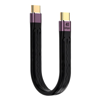 usb4短线双typec全功能数据线