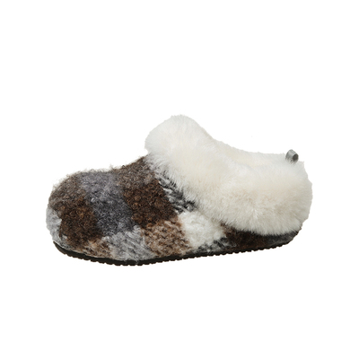 秋冬毛呢勃肯鞋加绒加厚保暖棉鞋