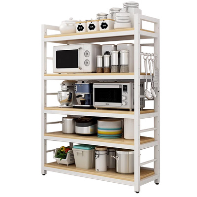 厨房置物架落地多层微波炉烤箱橱柜碗碟调料用品多功能储物收纳架