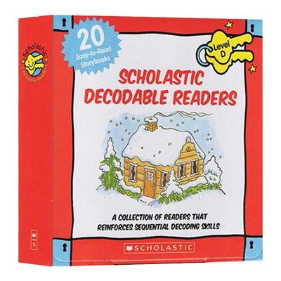Scholastic Decodable Readers Box Set Level DColor 英文原版