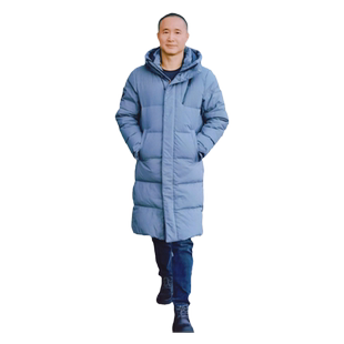 阿珂姆冬季羽绒服加厚中长款男士保暖极寒服防风长长款外套