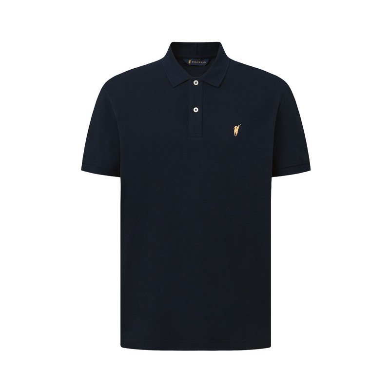 夏季polo衫100%棉亲肤简约短袖