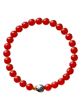 马年本命年红绳玛瑙转运手链女
