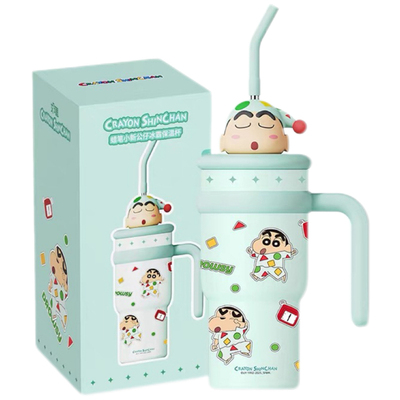 蜡笔小新大容量保温杯冰霸杯