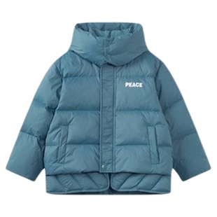 【轻暖系列】太平鸟童装儿童羽绒服新款三防男童女童小森林面包服