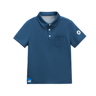 HeyBetter儿童POLO衫短袖T恤速干春夏棒球服男女童夏季白色上衣