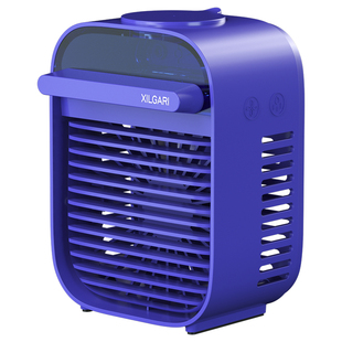 喜格丽桌面风扇制冷小空调小型学生宿舍usb充电款迷你水冷喷雾小风扇大风力办公室桌上降温神器家用便携式