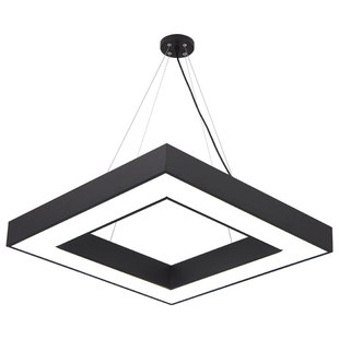 简约现代led吊灯正方形办公室工作室会议室健身房网咖汽车美容店