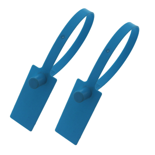 优质耐寒一次性衣服鞋包防调包卡扣标签货物运输吊牌塑料封条扎带