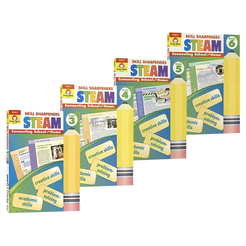 3-6年级steam科学4册套装