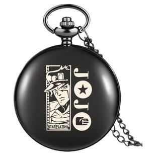 JOJO的奇妙冒险动漫周边二次元杀手皇后吉良吉影怀表吊坠挂件翻盖
