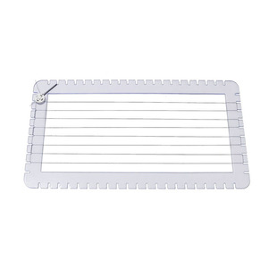 小巧便携迷你免画格挂线尺小学生写作业写作文硬笔书法练字写作品