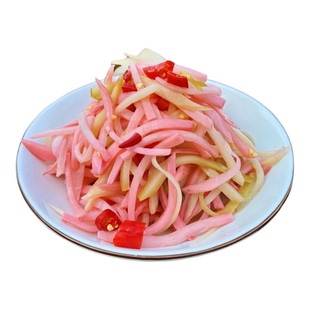 四川什锦泡菜丝农家老母水泡酸萝卜佛手瓜泡椒萝卜泡菜丝早餐小菜