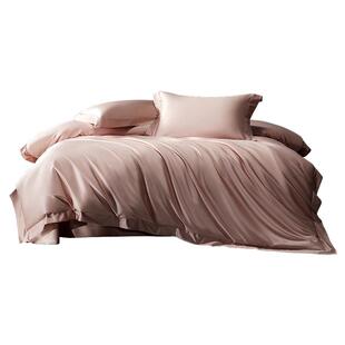 水星家纺四件套140支双股匹马棉长绒棉贡缎轻奢纯棉床上用品套件