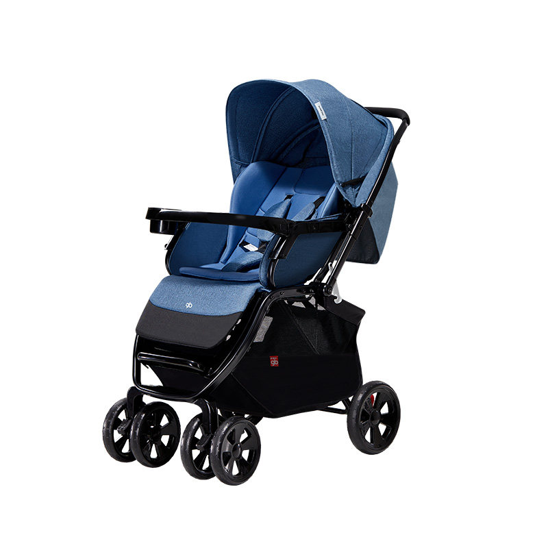 好孩子婴儿车可坐可躺双向推行高景观避震新生儿童宝宝推车C400