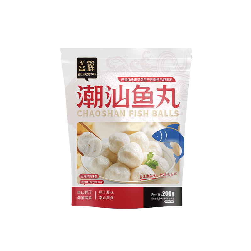 喜辉潮汕达濠手工纯鱼丸