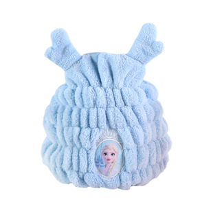 儿童干发帽女童强吸水速干浴帽专用洗头帽子艾莎爱莎公主女孩宝宝