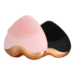 超声波震动洁面仪家用充电硅胶洗脸美容仪导入按摩深层毛孔清洁刷