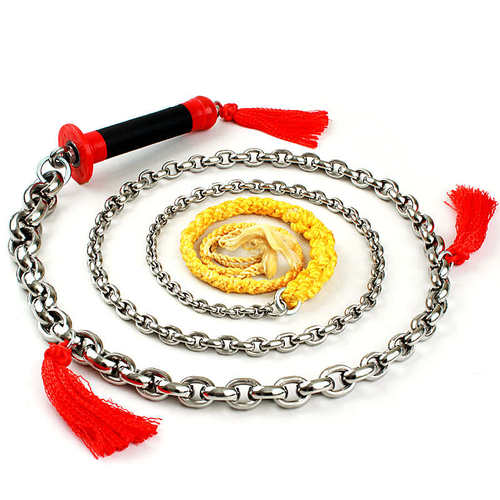 煌龙304螺母鞭不锈钢响鞭麒麟鞭花式甩鞭钢鞭健身鞭花鞭初学用鞭