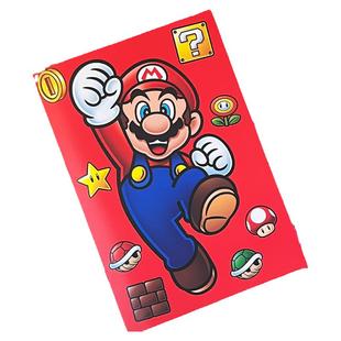 任天堂正版超级马里奥便签贴纸软抄本套装Pyramid手帐儿童送礼物