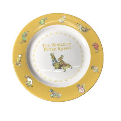 出口骨瓷PETER RABBIT彼得兔卡通系列骨瓷汤盘 深盘 菜盘可微波