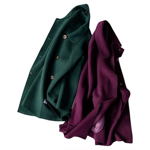 乔妮塔妈妈女装2025秋冬中老年双面呢子羊毛大衣中长款零羊绒外套