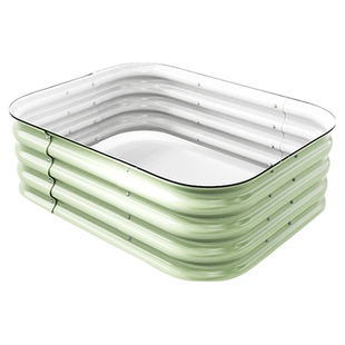 种菜专用箱花箱金属种植箱户外楼顶菜床室外庭院长方形阳台菜园盆