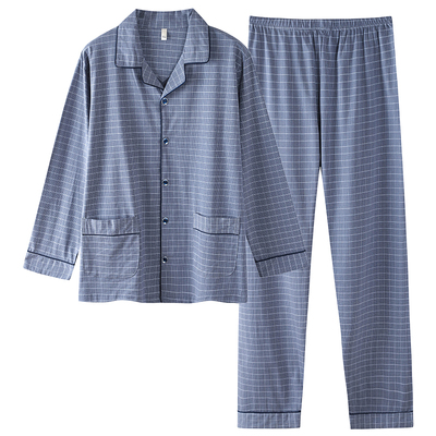 芬腾正品2023新款男睡衣纯棉长袖