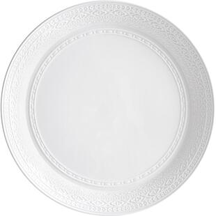 玛戈隆特骨瓷餐具事事如意纯白浮雕餐具饭碗用中式餐具汤盘风餐盘