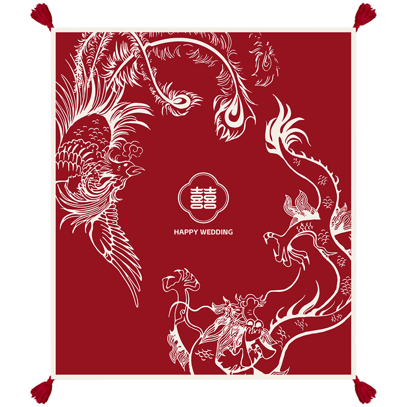 新婚礼物百喜毯结婚送新人送新娘创意礼盒/礼品套组