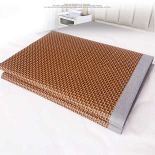 1.2 1.8 1.35 1.6 2米85cm90 1.5 夏天双面凉席可折叠宿舍席子1.1