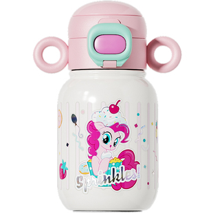 GERM小马宝莉联名儿童保温杯女孩上学专用水杯幼儿园水壶25年新款