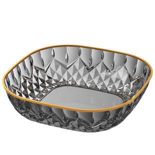 网红爆款果盘家用客厅茶几轻奢高档水果盘果盆零食盘干果盘摆放盘