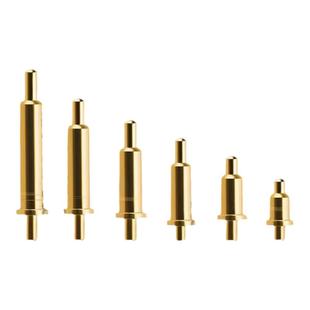 pogopin插板式顶针SMT天线触点探针镀金大电流测试针伸缩弹簧顶针