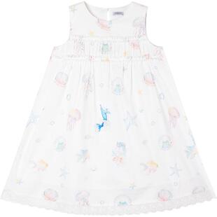 【海豚湾精灵】高密透气全棉 海洋风满印连衣裙海边度假甜美女童