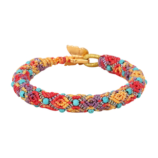 金泉华立体回纹结手环复古国风系含教程手工编织绳 DIY自编材料包