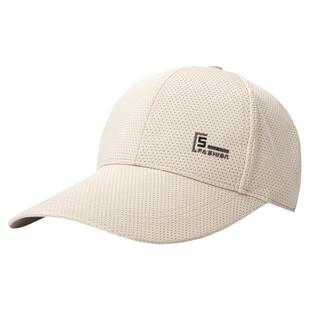 帽子男夏季遮阳棒球帽中老年男士爸爸加长檐网眼防晒鸭舌帽太阳帽