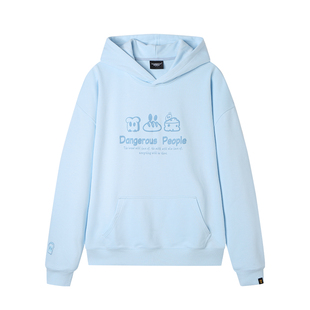 Dangerouspeople薛之谦dsp趣味面包印花休闲宽松百搭潮连帽卫衣