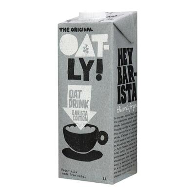 OATLY咖啡大师燕麦奶燕麦拿铁用