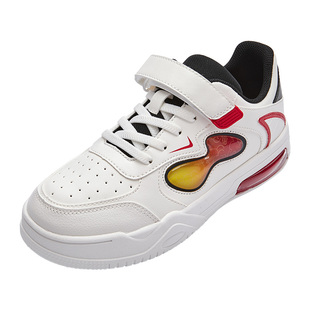 巴拉巴拉童鞋儿童运动鞋男童春秋红白撞色新年风小白鞋透气板鞋潮