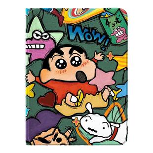 适用于vivopad5pro保护套新款iqoopad5保护套se硅胶pad3pro13英寸air笔槽防摔蜡笔小新卡通轻薄散热双面防弯