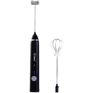 Hero双子电动打奶泡器咖啡奶泡机家用牛奶打泡器手持搅拌打蛋器