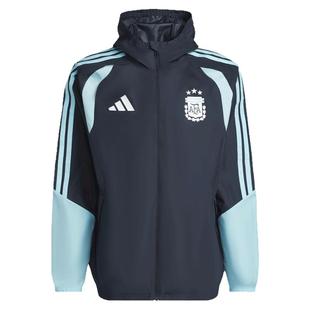 天朗足球阿迪达斯世界杯阿根廷梭织带内网风雨衣球员版外套JY7016