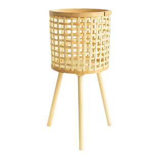 竹编花架藤编落地花架室内装饰阳台花架绿萝花架子客厅落地式