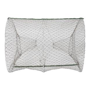 黑鱼笼塑料捕鱼花篮笼竹笼鲫鱼花篮笼可折叠乌龟螃蟹笼甲鱼笼渔网