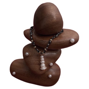 边顶珍开运项链喜马拉雅手工串珠配饰小众耳环藏文化首饰董洁同款